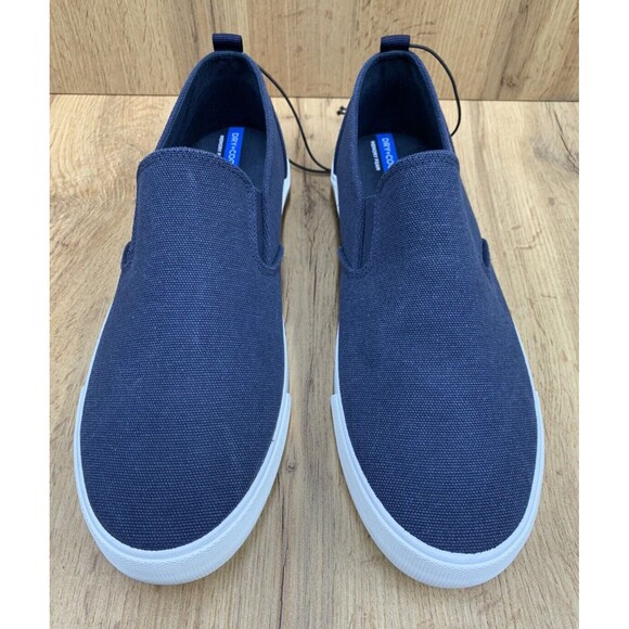 St John Bay Slip On Sneaker Shoes Men’s 12 M Blue Dry Cool Memory 016  0240 0109 - Picture 4 of 16